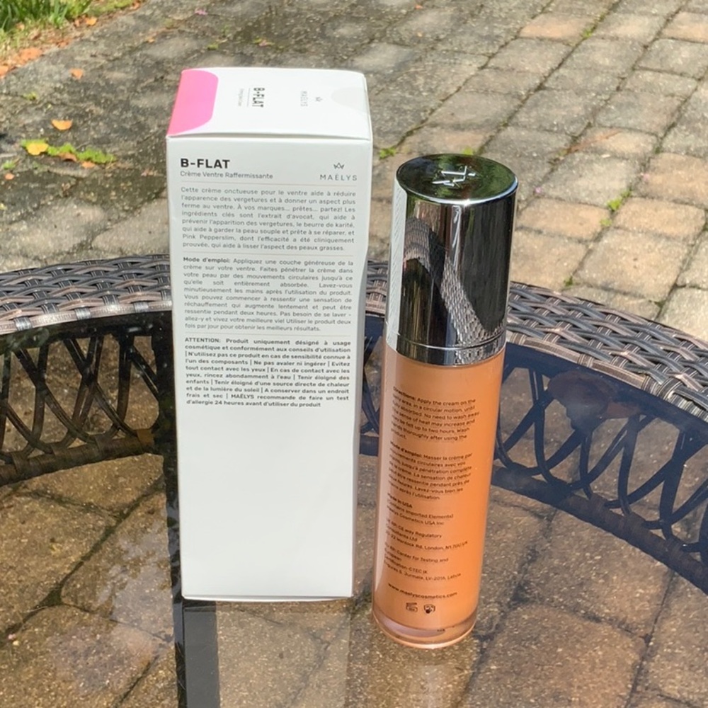 MAELYS B FLAT FIRMING BELLY CREAM, NEW IN BOX - Picture 5 of 5